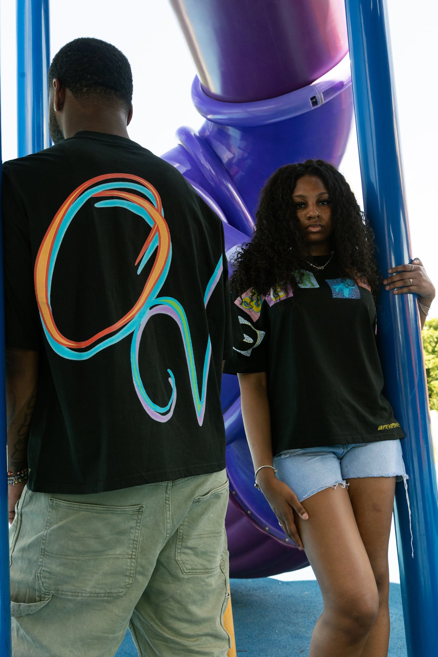 Overated Box Letter Tee